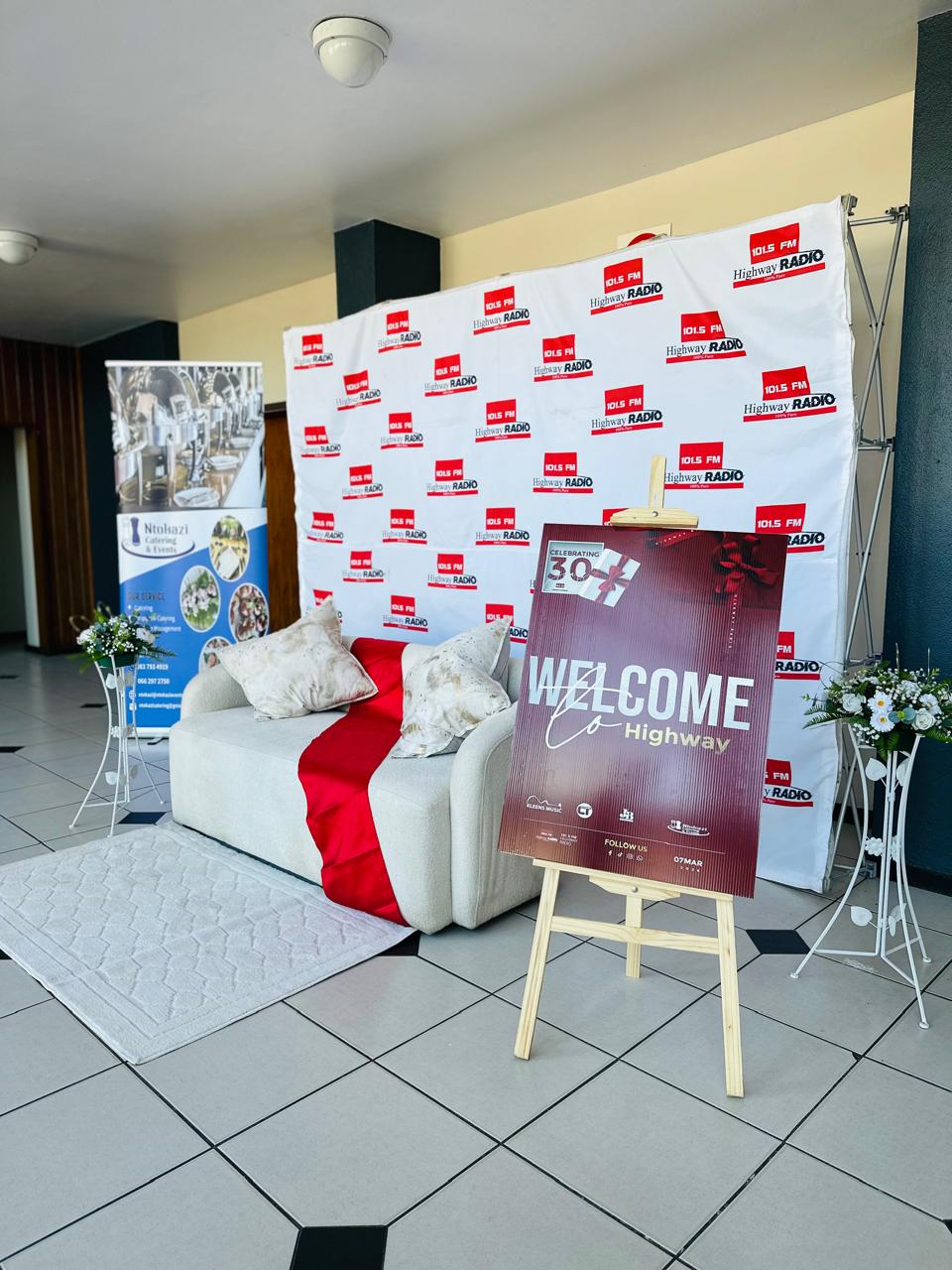 Welcome to Highway Radio event backdrop